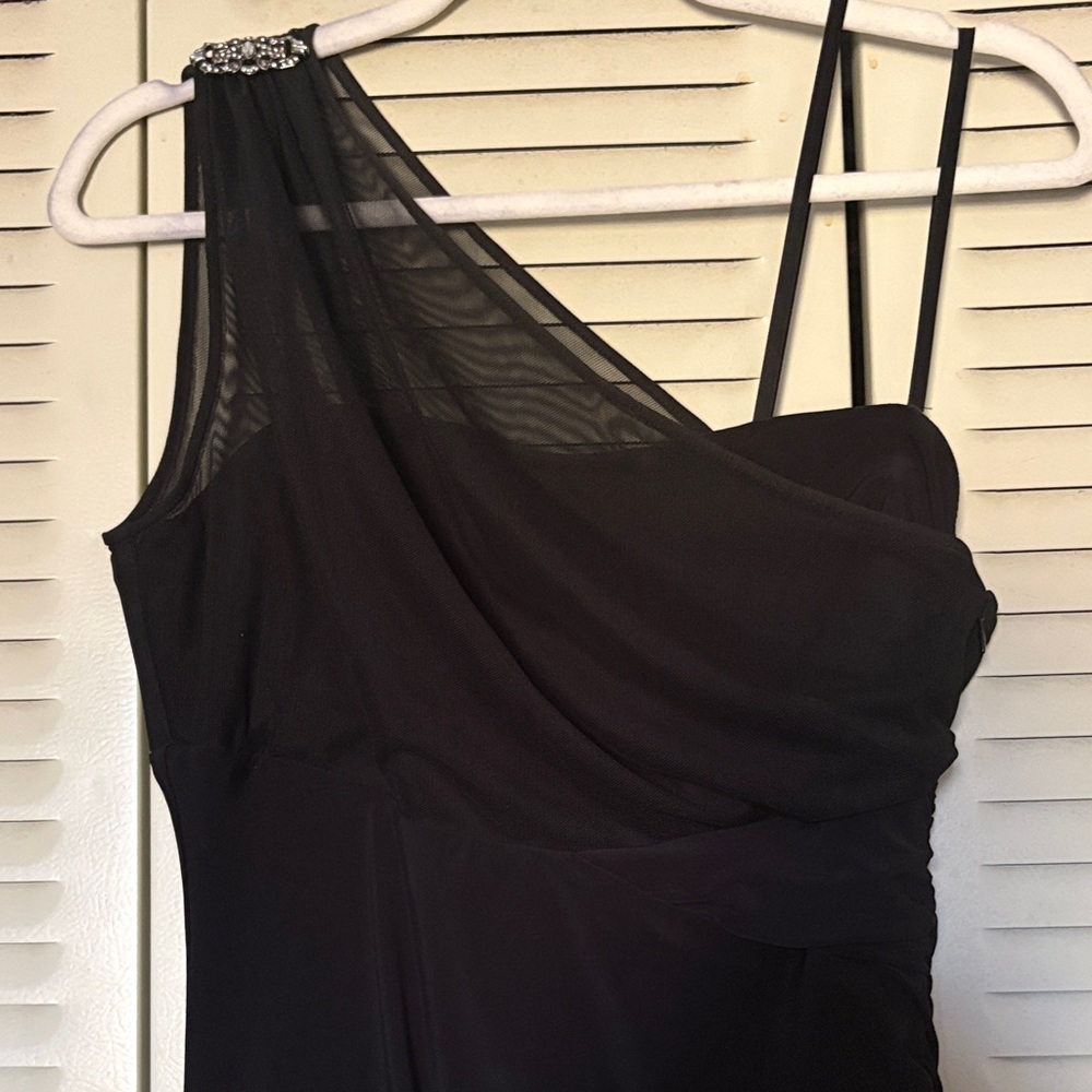 Ralph Lauren One Shoulder Black Dress - Picture 10 of 10